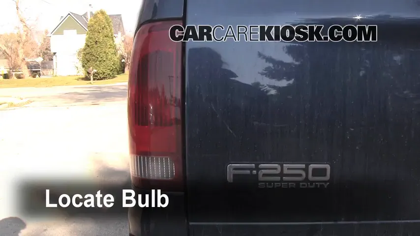 2002 Ford F-250 Super Duty Lariat 7.3L V8 Turbo Diesel Extended Cab Pickup (4 Door) Lights Reverse Light (replace bulb)